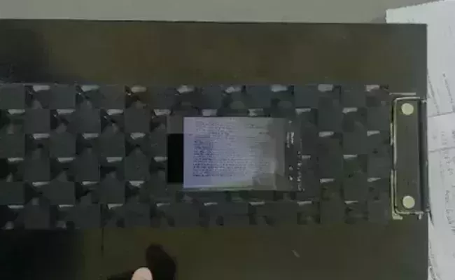 Student attempt to clear exam using glass clipboards and hidden mobile