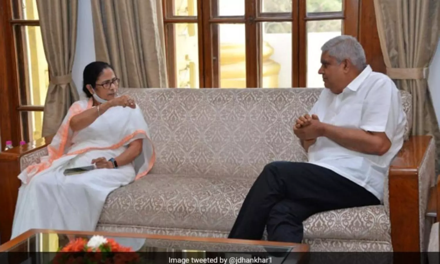 Governor meets Mamata Banerjee after bitter exchange over violence in Birbhum