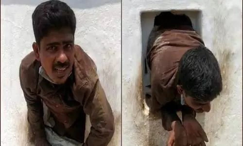 Thief gets stuck in hole he dug to escape after looting temple in Andhra, held