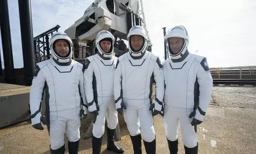 In landmark milestone, SpaceX launches first all-private astronaut team to space station