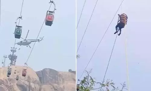 2 dead, many injured as cable cars in Jharkhand ropeway collide