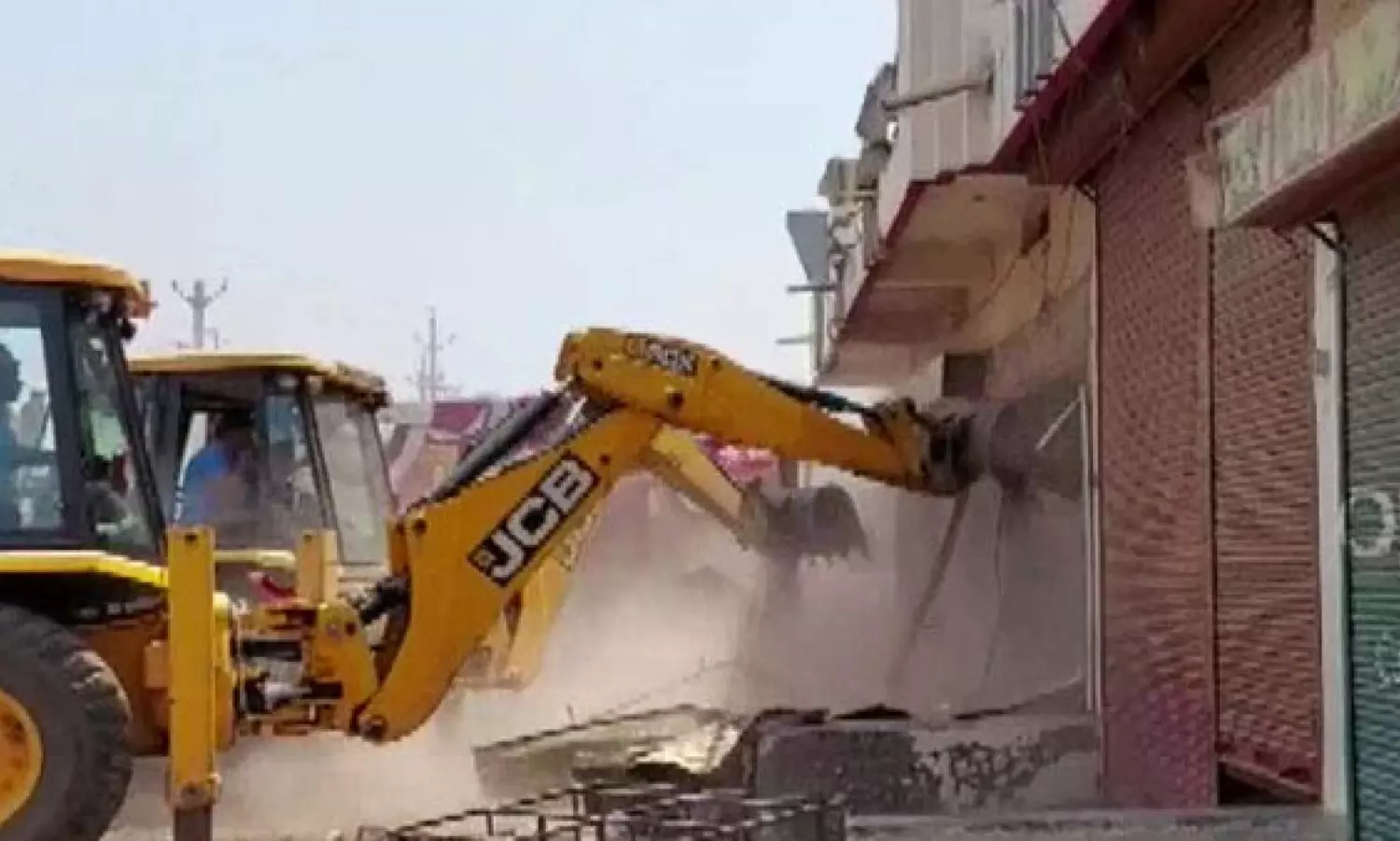 MP Min said will make houses rubble for stone pelting, then Muslim houses become so