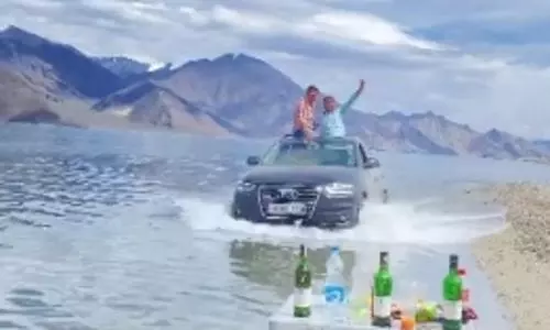 Shameful: Tourists vandalisation of Pangong lake angers Ladakhis