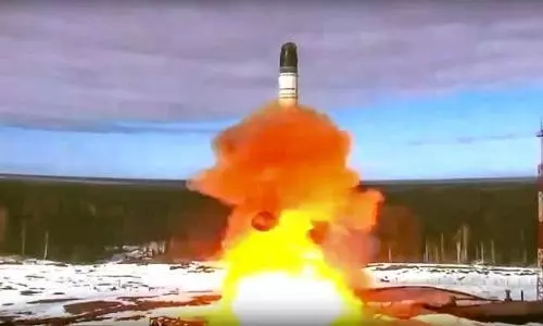 Russia test-fires new intercontinental ballistic missile, Putin calls it the worlds best