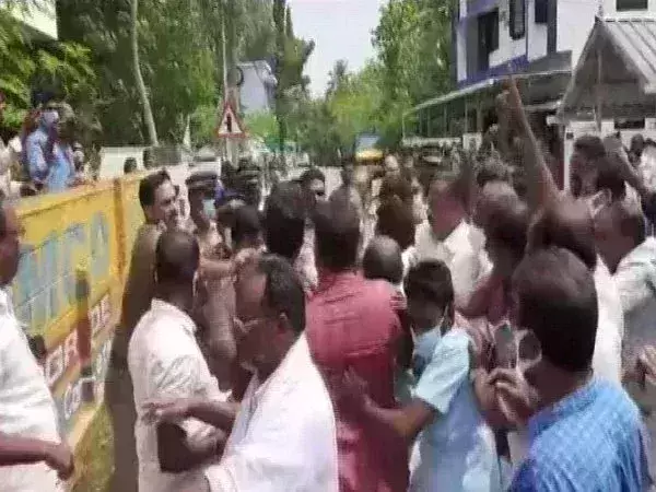 Kerala Silver Line projects stone laying halted temporarily as protests erupt again