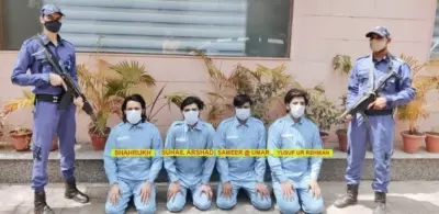 Delhi police catch the most-wanted gangster in the city Delhi police catch the most-wanted gangster in the city