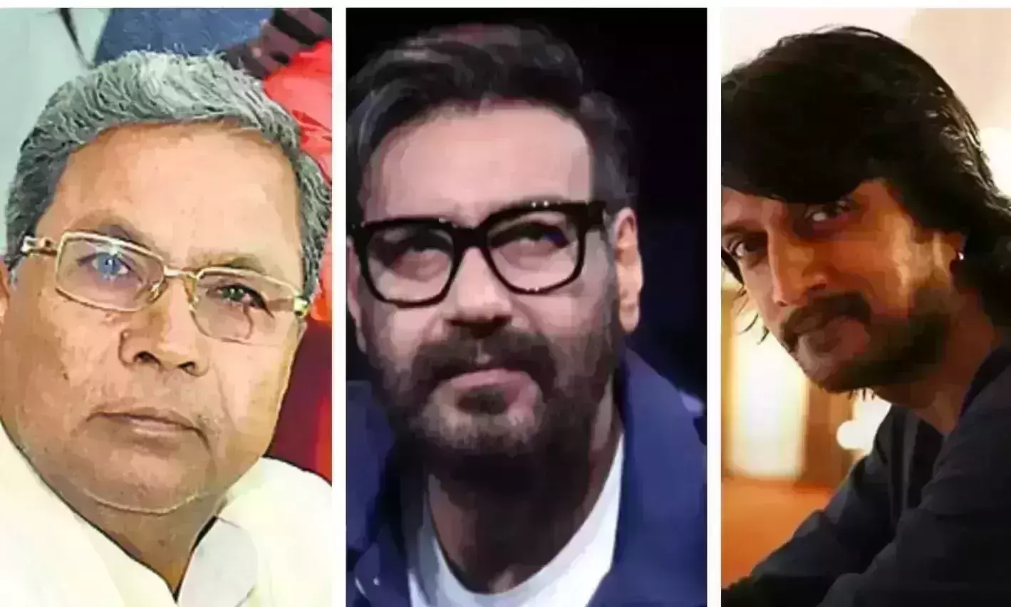 Politicians take up Devgns Hindi national language assertion, protest in Karnataka Politicians take up Devgns Hindi national language assertion, protest in Karnataka