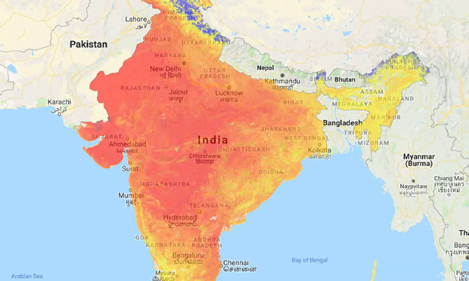 Heatwave continues in India, Delhi Safdarjung Observatory record 43.5°C