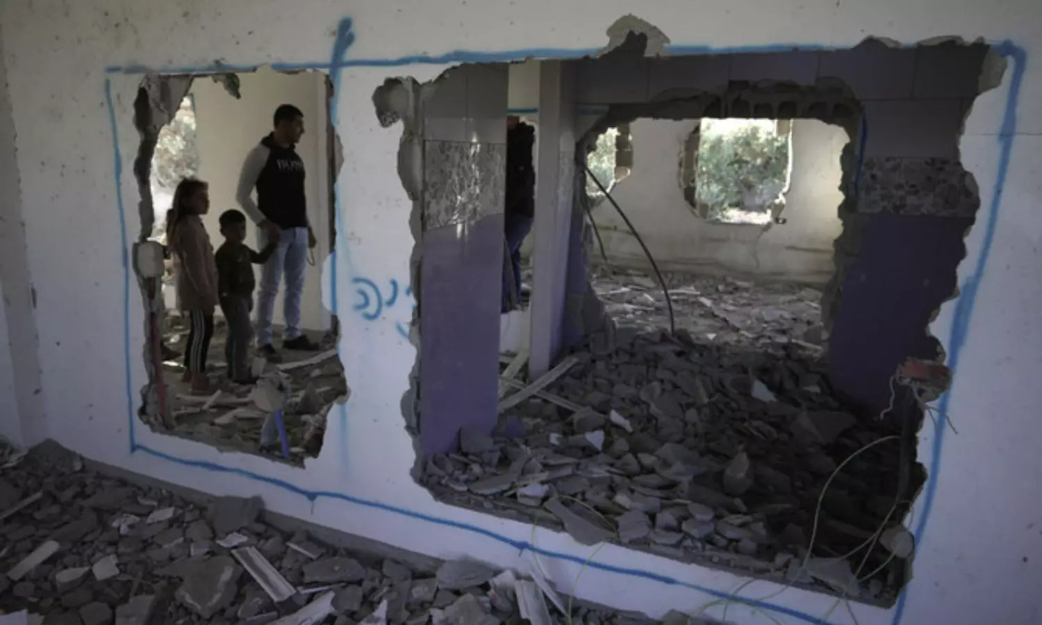 Israel blasts down Palestine mans house; crisis worsens