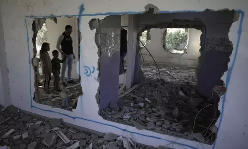Israel blasts down Palestine mans house; crisis worsens
