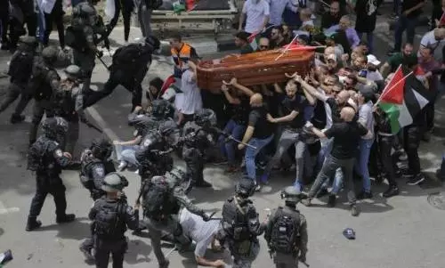 US condemns Israel troops attack on Palestine Journos funeral