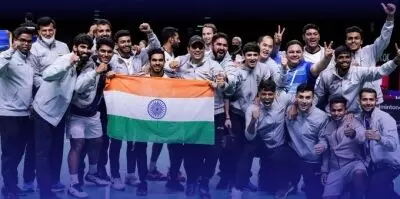 India clinches Thomas Cup: defeats Indonesia 3-0 at mens badminton