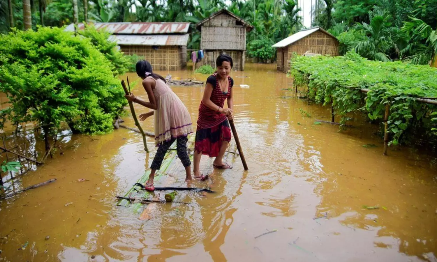 Dozens dead in floods in Bangladesh and India