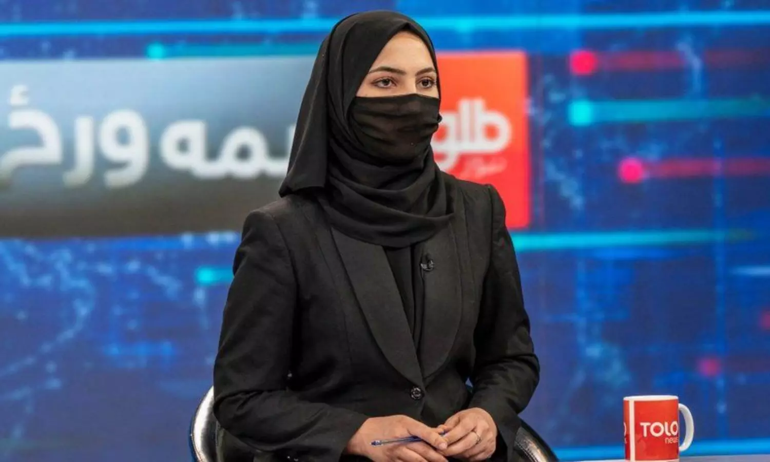 Taliban force women TV hosts to cover their faces on air