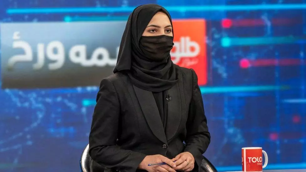 Taliban force women TV hosts to cover their faces on air Taliban force women TV hosts to cover their faces on air