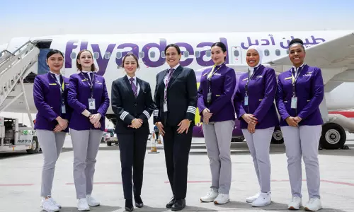 History made as flight takes off with all-female crew in Saudi