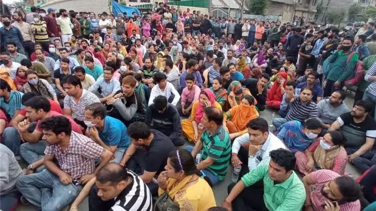 Kashmiri pandits refuse to join jobs until they are relocated to safer areas