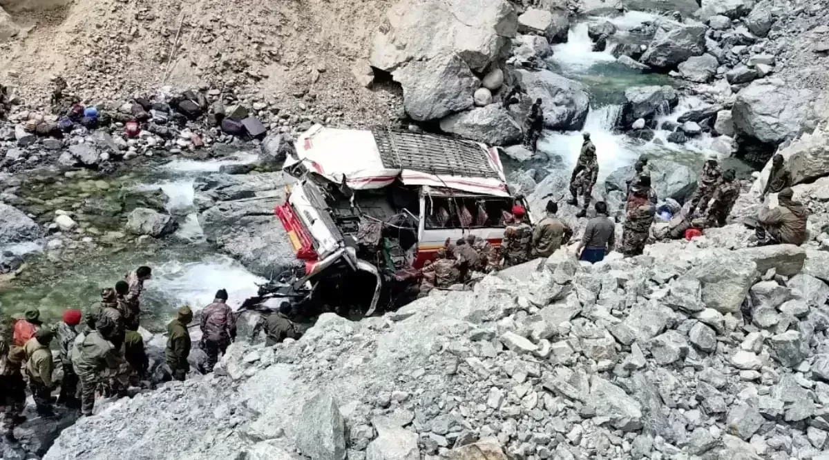 Seven soldiers dead in Ladakh after vehicle falls into river