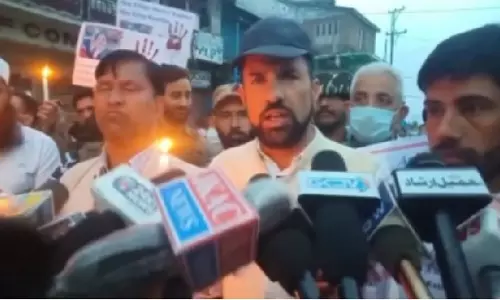 Anger and grief pour in Kashmir over teachers killing