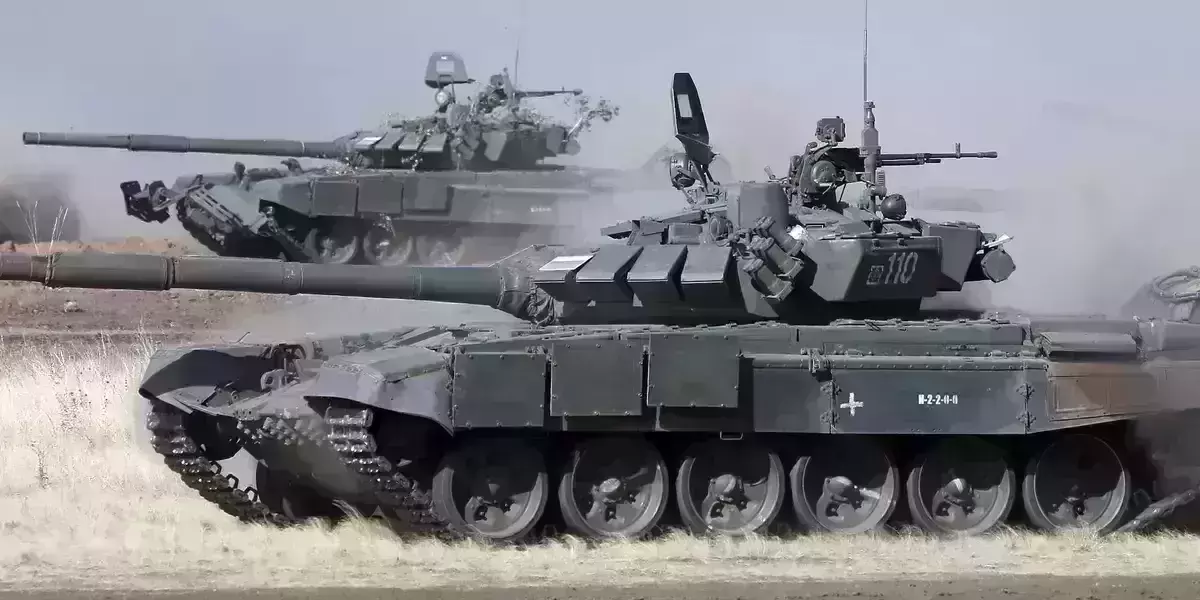 Russian tank hit by Ukrainian missile, Drone footage goes viral