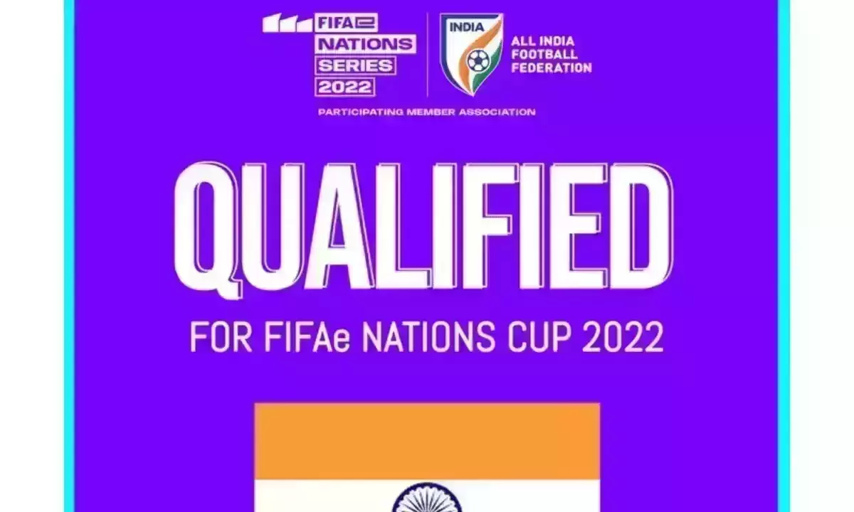 In a first, India qualifies for FIFAe Nations Cup In a first, India qualifies for FIFAe Nations Cup