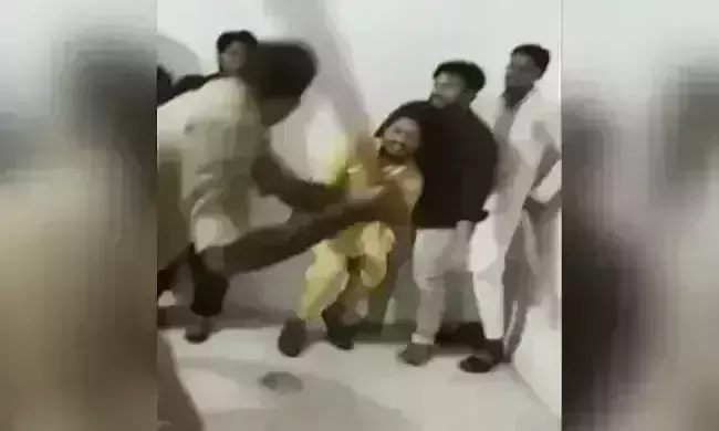 Viral video shows UP cops thrashing men as a Return Gift