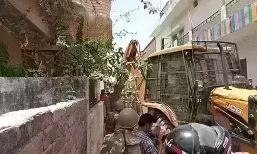 Insult-on-Prophet: Protester Mohammed Javeds house gets demolished