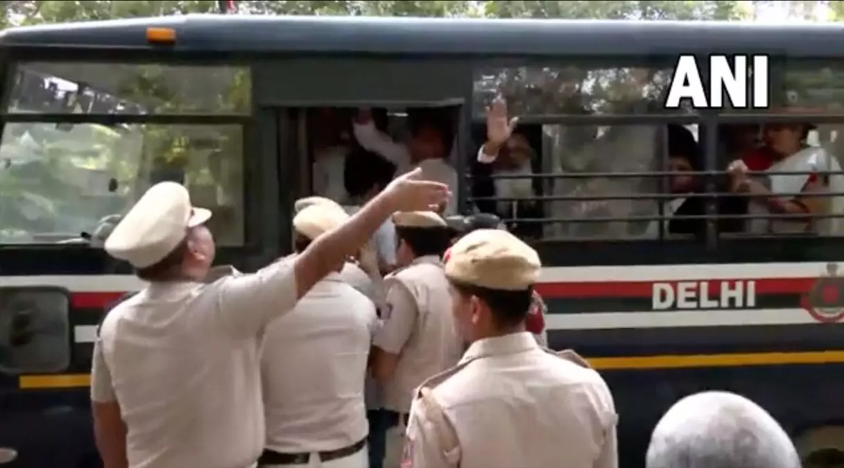Congress workers detained ahead of Rahul Gandhis ED appearance in National Herald case today