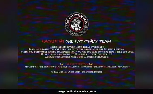 Thane police website hacked: Apologise to Muslims reads message