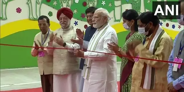 Delhis Pragati Maidan corridor project inaugurated by PM Modi