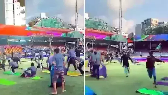 Angry mob storms Indian Embassys yoga day event in Maldives