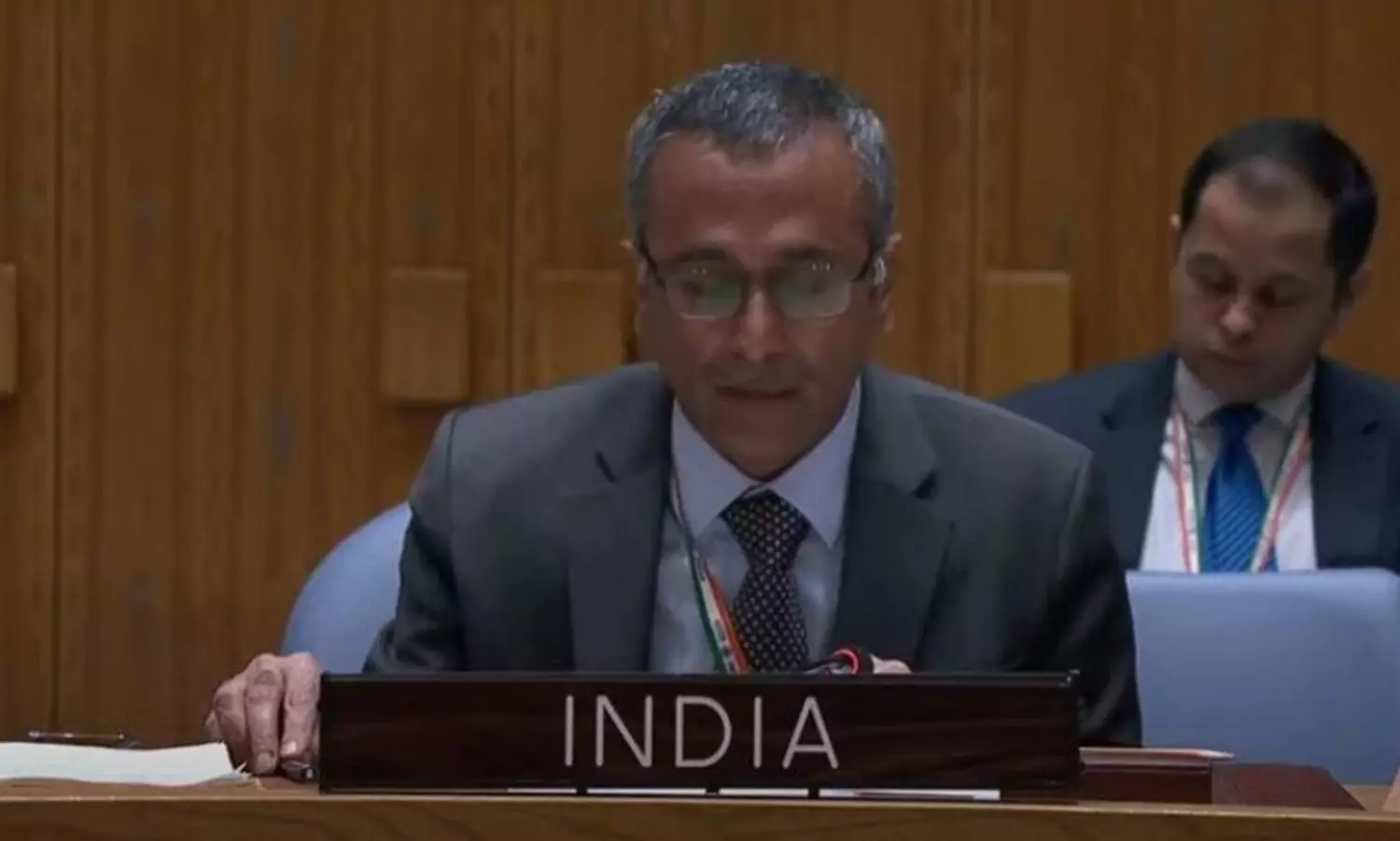 India expresses concern at the UN about the developments in West Bank and Gaza