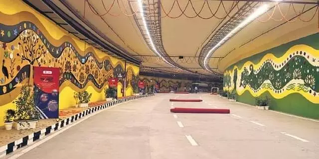 Pragati Maidan tunnel open for commute from 6 am to 10 pm
