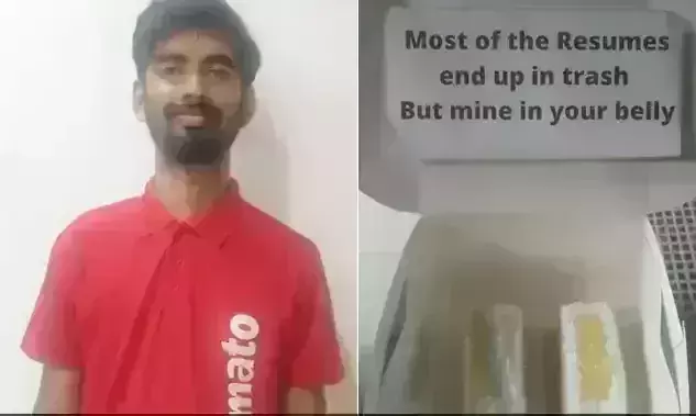 Resume in the belly, Bengaluru man dresses up as food delivery boy to apply for jobs
