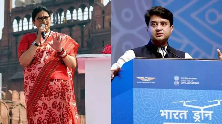 Smriti Irani given minority affairs, Scindia gets steel ministry as Naqvi, RCP Singh resign