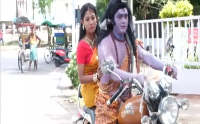 Assam man arrested for dressing up as Shiva protesting against inflation