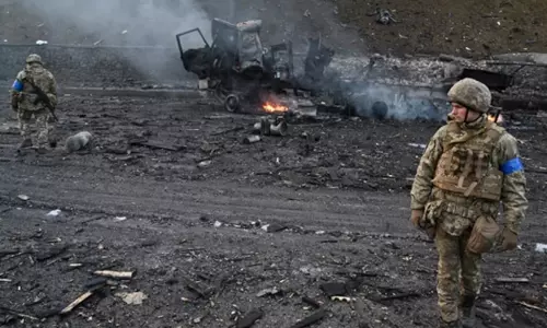 Russia says Ukraine is bankrupt, Plans to consolidate its hold on seized parts