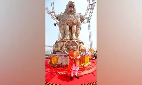 National emblem on new Parliament building unveiled by PM