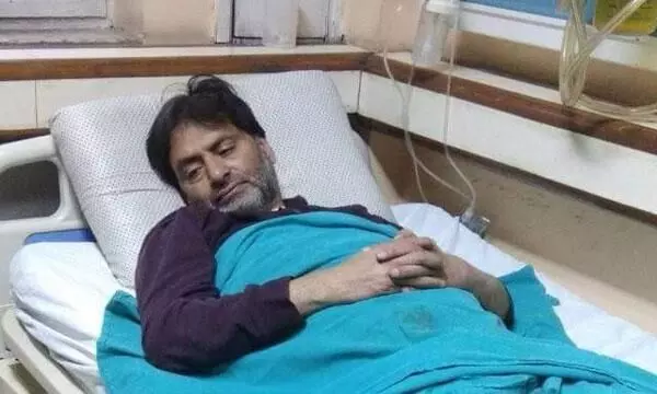 Yasin Malik hospitalised after fluctuation found in blood pressure due to hunger strike