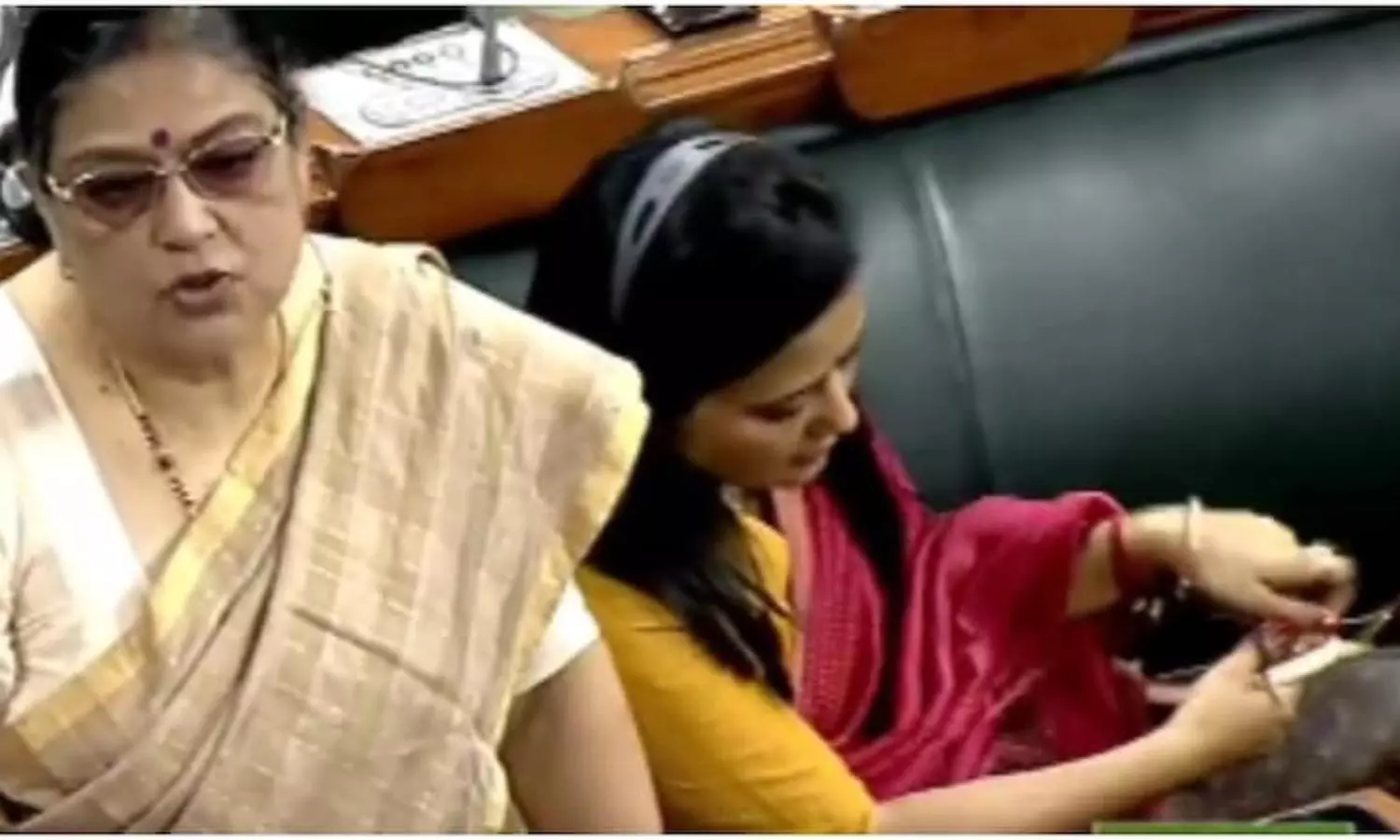 Was Mahua Moitra hiding her pricey Louis Vuitton bag during price rise debate?