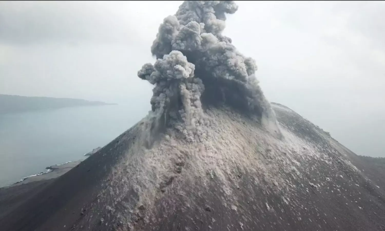 Anak Krakatau, Indonesian volcano, erupts seven times in two days