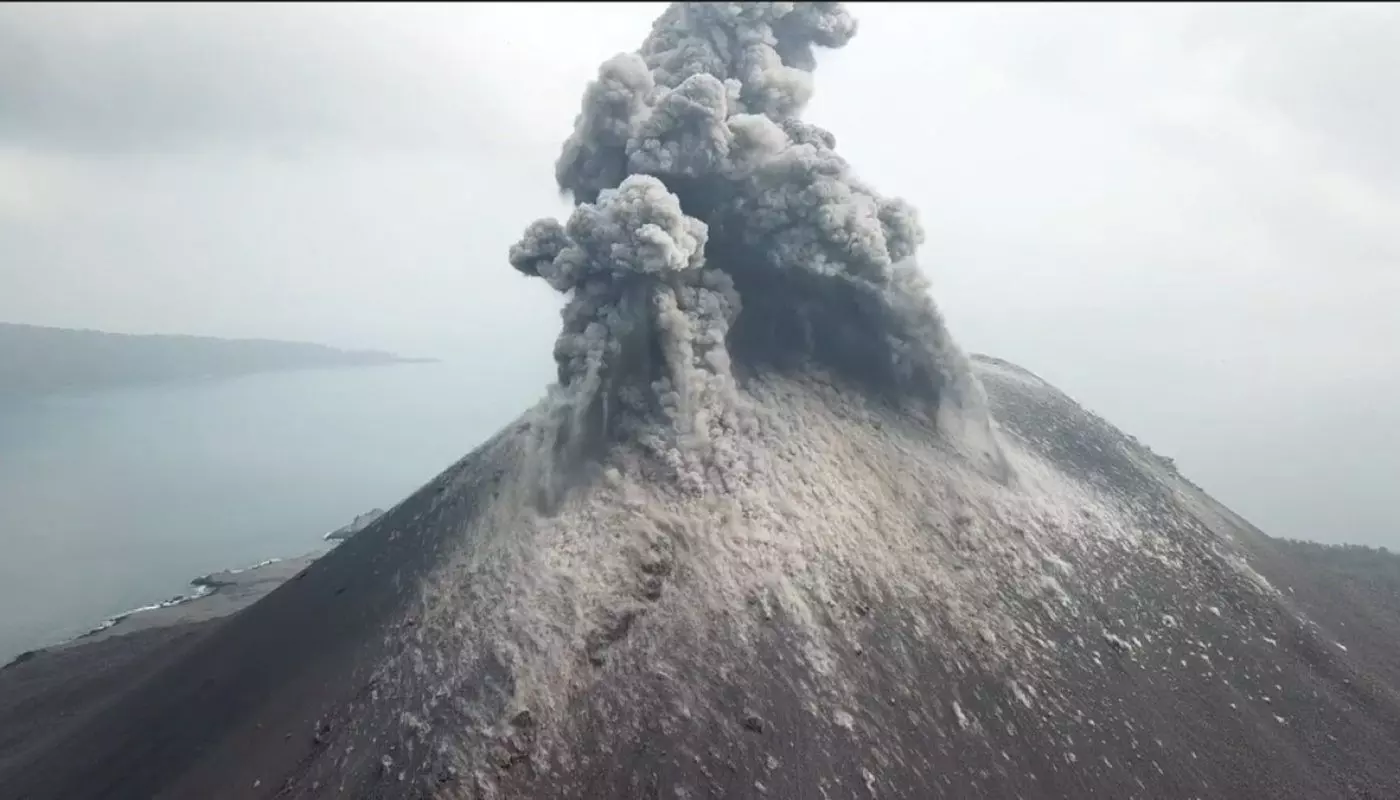 Anak Krakatau, Indonesian volcano, erupts seven times in two days