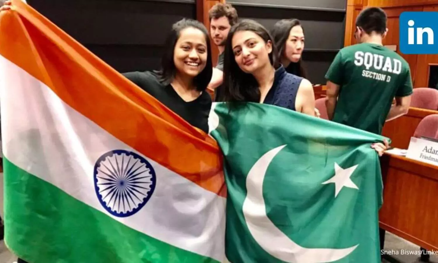 Indian woman shares friendship story with her Pakistani classmate at Harvard