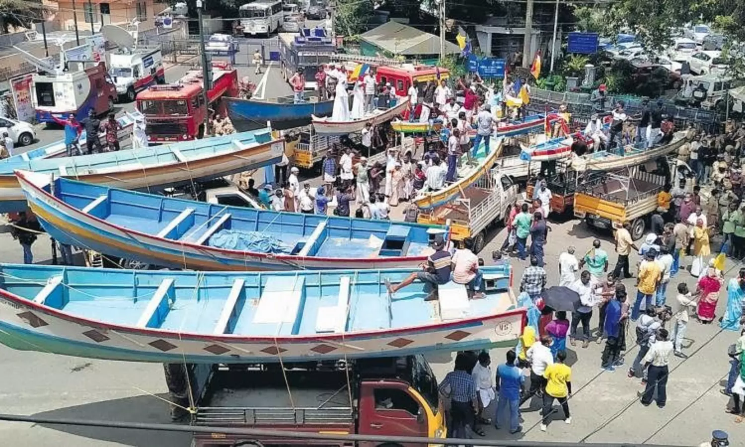 Kerala capital brought to standstill as fishermen call for govt action