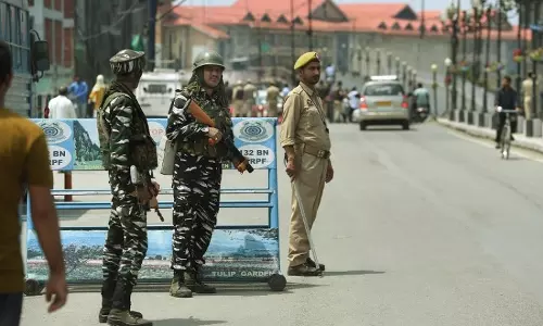 Suicide attack foiled in J&K, 2 terrorists and 3 soldiers killed