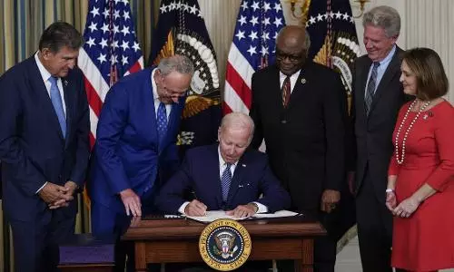 US President Biden signs major climate change and health care law