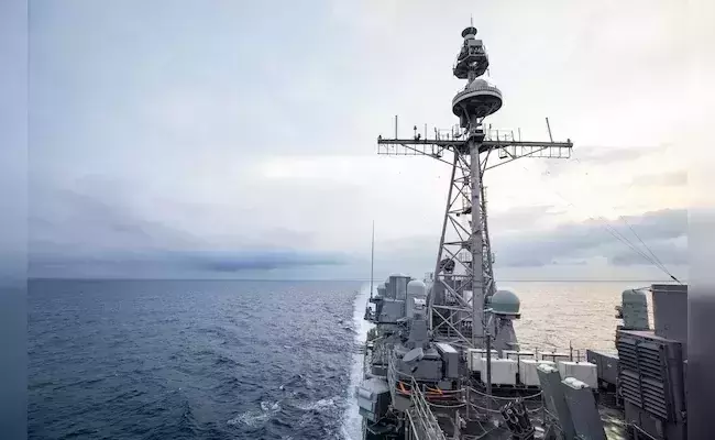 Two American warships in Taiwan Strait, China says its monitoring the movement