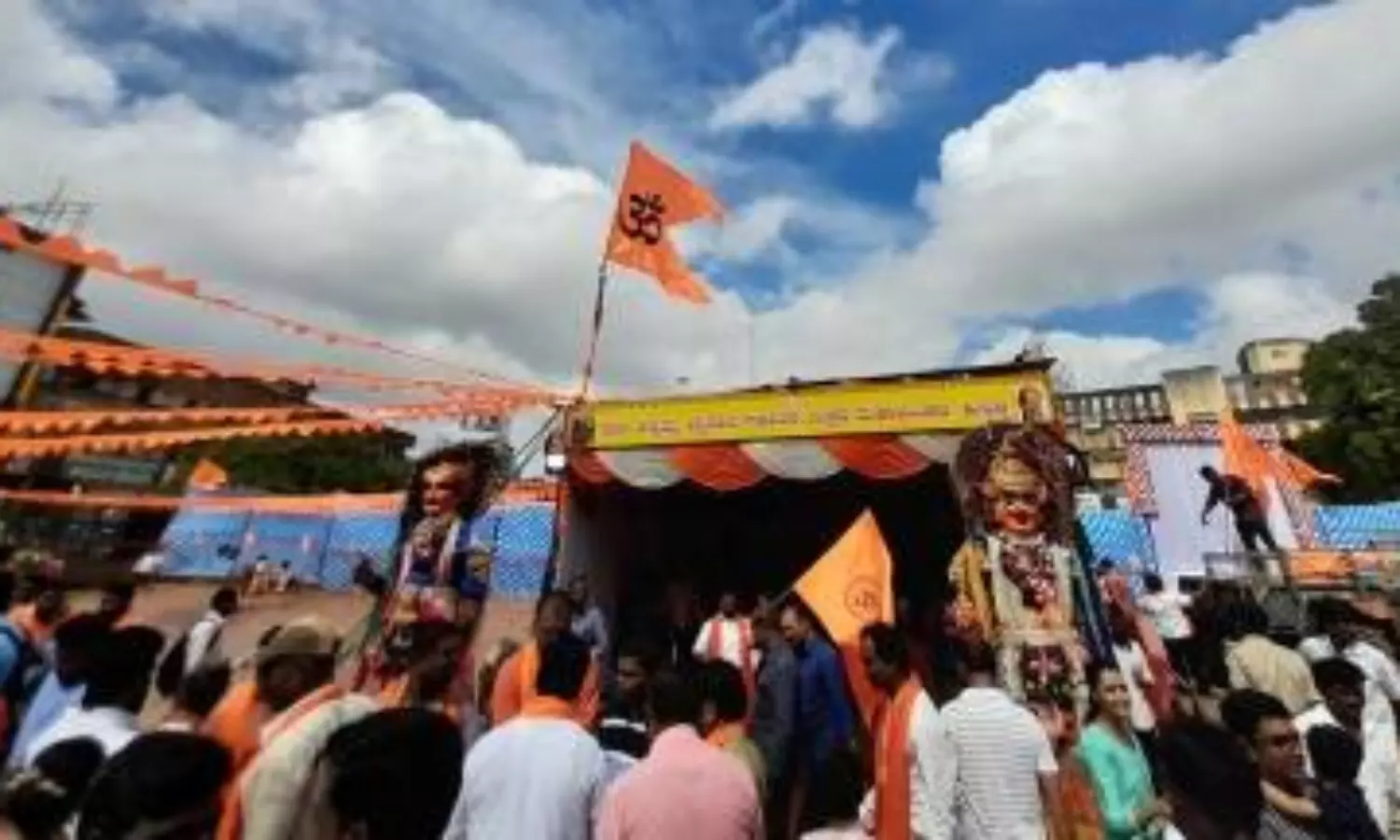 Ganesh idol at Idgah ground in Hubballi to be immersed amid high security