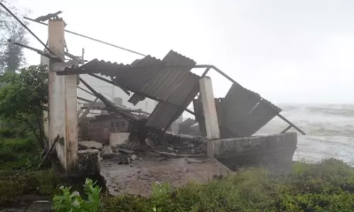 Keralas Chalakkudi hit by cyclonic storm causing property damages