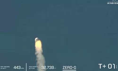 Bezos rocket carrying experiments fails during liftoff